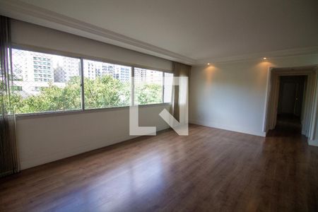 Sala  de apartamento para alugar com 4 quartos, 156m² em Brooklin, São Paulo