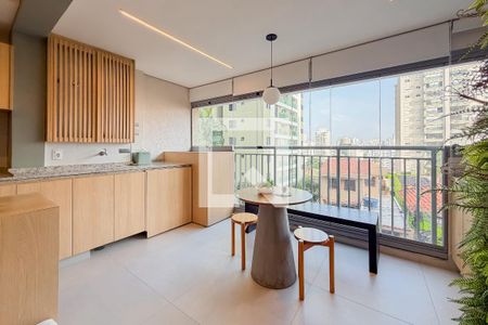 Varanda Gourmet de apartamento à venda com 2 quartos, 71m² em Vila Mariana, São Paulo