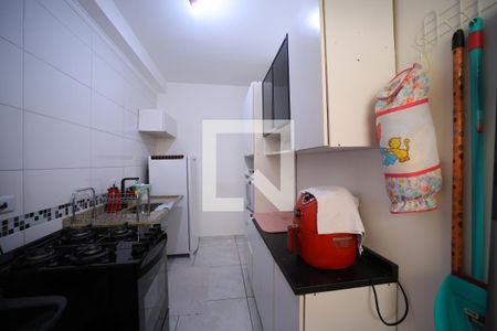 Cozinha e Área de Serviço de apartamento à venda com 1 quarto, 40m² em Jardim Jaú (zona Leste), São Paulo