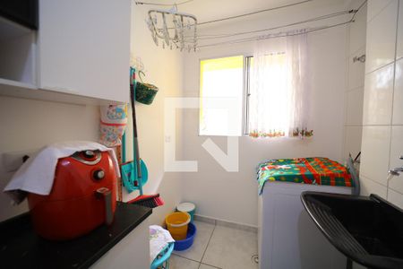 Cozinha e Área de Serviço de apartamento à venda com 1 quarto, 40m² em Jardim Jaú (zona Leste), São Paulo