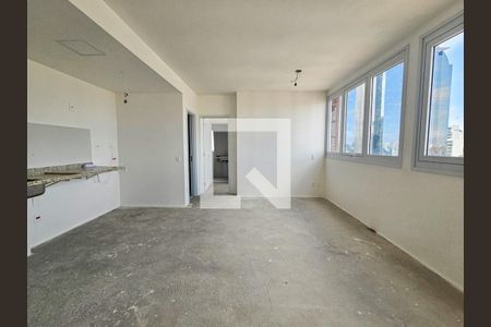Sala/Cozinha de apartamento à venda com 1 quarto, 48m² em Vila Sao Francisco (zona Sul), São Paulo
