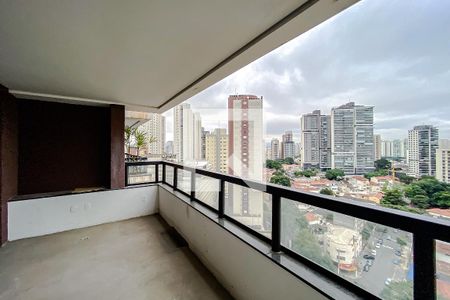 Varanda da Sala de apartamento à venda com 4 quartos, 187m² em Vila Romana, São Paulo