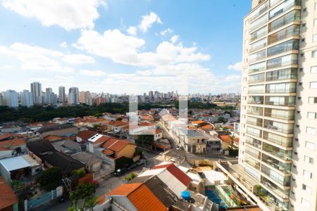 Vista da Sacada da Sala e Quarto de apartamento à venda com 1 quarto, 45m² em Vila Guarani (zona Sul), São Paulo