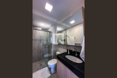 Banheiro de kitnet/studio à venda com 1 quarto, 33m² em Alto da Mooca, São Paulo