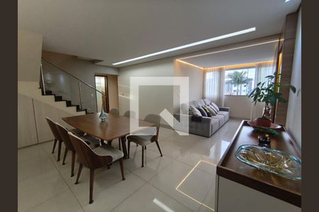 Sala de Jantar de apartamento à venda com 4 quartos, 264m² em Fernão Dias, Belo Horizonte