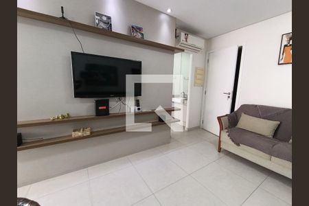 Sala de apartamento para alugar com 1 quarto, 45m² em Pompéia, Santos