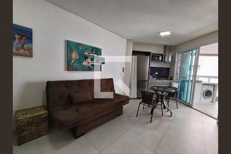 Sala de apartamento para alugar com 1 quarto, 45m² em Pompéia, Santos