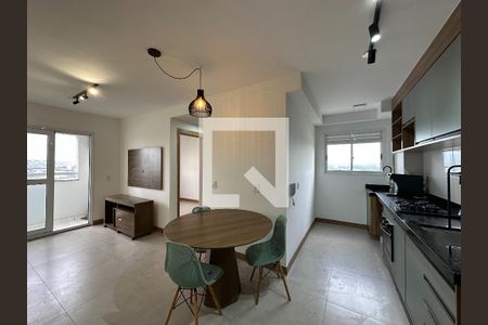 Sala de apartamento para alugar com 2 quartos, 47m² em Jardim California, Jacareí
