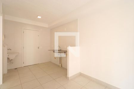 Sala/Cozinha/Área de serviço de apartamento para alugar com 1 quarto, 28m² em Bom Retiro, São Paulo