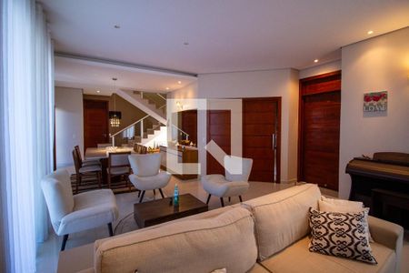 Sala de casa de condomínio para alugar com 3 quartos, 385m² em Parque Esplanada, Votorantim