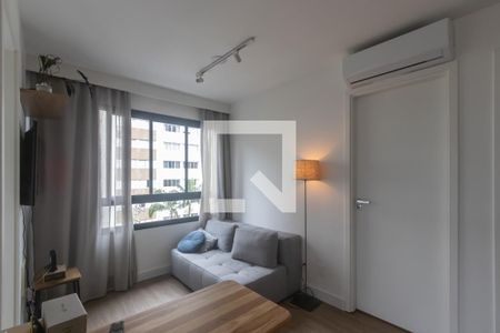 Sala de apartamento para alugar com 2 quartos, 36m² em Indianópolis, São Paulo