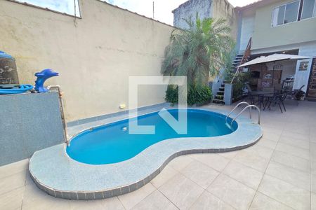 Área comum - Piscina de casa de condomínio para alugar com 1 quarto, 78m² em Jardim Trevo, Praia Grande