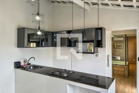 Cozinha  de apartamento para alugar com 2 quartos, 20m² em Jardim Trevo, Praia Grande