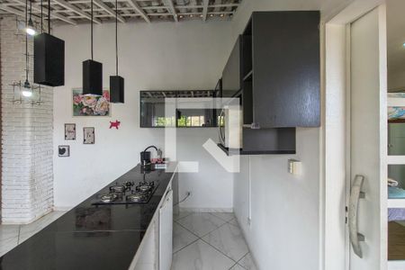 Cozinha  de apartamento para alugar com 2 quartos, 20m² em Jardim Trevo, Praia Grande