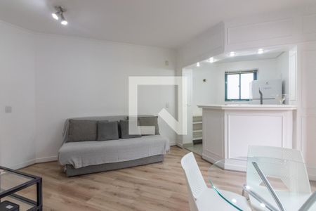 Sala de apartamento para alugar com 1 quarto, 40m² em Itaim Bibi, São Paulo