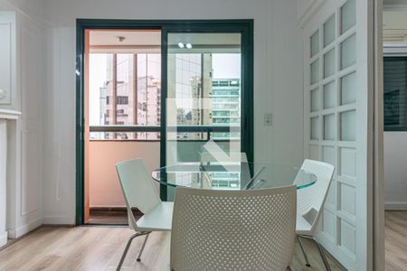 Sala de Jantar de apartamento para alugar com 1 quarto, 40m² em Itaim Bibi, São Paulo