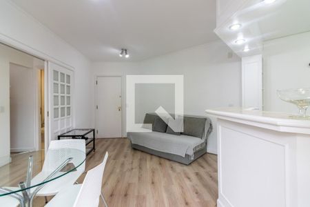 Sala de apartamento para alugar com 1 quarto, 40m² em Itaim Bibi, São Paulo