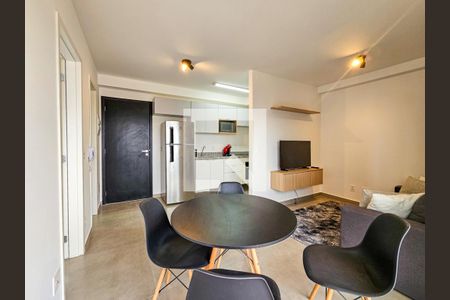 Sala/Cozinha de apartamento para alugar com 1 quarto, 33m² em Vila Cordeiro, São Paulo