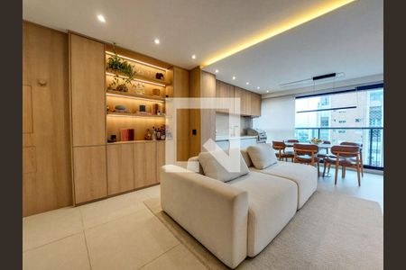 Sala de apartamento para alugar com 3 quartos, 95m² em Jardim das Acacias, São Paulo