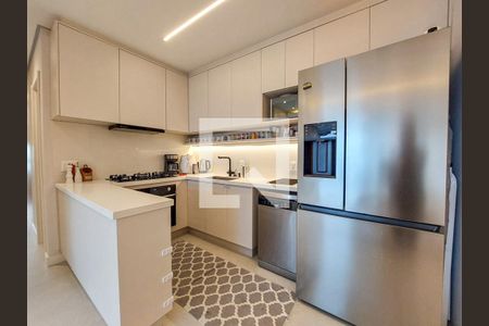 Sala/Cozinha de apartamento para alugar com 3 quartos, 95m² em Jardim das Acacias, São Paulo