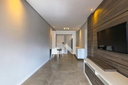 Sala de apartamento para alugar com 2 quartos, 70m² em Canto do Forte, Praia Grande