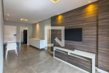 Sala de apartamento para alugar com 2 quartos, 70m² em Canto do Forte, Praia Grande