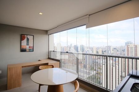 Varanda de kitnet/studio para alugar com 1 quarto, 41m² em Vila Gomes Cardim, São Paulo