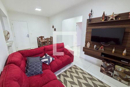 Sala de apartamento para alugar com 1 quarto, 50m² em Vila Caiçara, Praia Grande