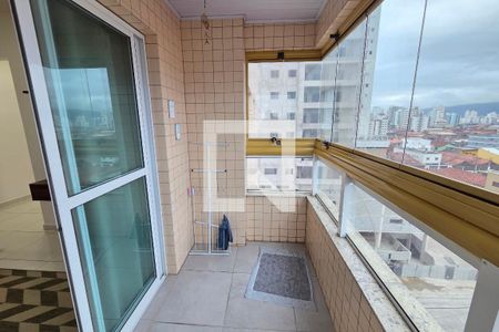 Varanda de apartamento para alugar com 1 quarto, 50m² em Vila Caiçara, Praia Grande