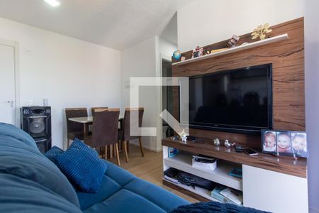Sala e Cozinha de apartamento à venda com 2 quartos, 42m² em Cidade Antônio Estêvão de Carvalho, São Paulo