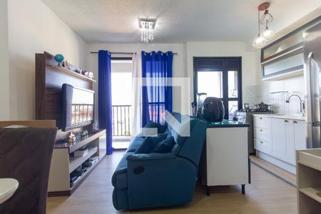 Sala e Cozinha de apartamento à venda com 2 quartos, 42m² em Cidade Antônio Estêvão de Carvalho, São Paulo