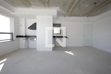 Sala, Cozinha, Sacada de apartamento para alugar com 3 quartos, 134m² em Jardim, Santo André