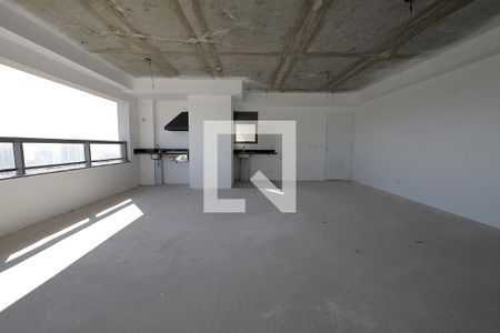 Sala, Cozinha, Sacada de apartamento para alugar com 3 quartos, 134m² em Jardim, Santo André