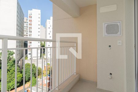 Varanda do Quarto de kitnet/studio para alugar com 1 quarto, 27m² em Bela Vista, São Paulo
