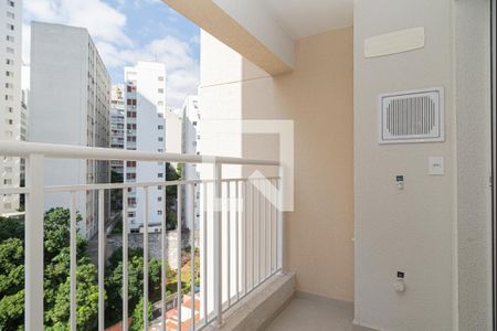 Varanda do Quarto de kitnet/studio para alugar com 1 quarto, 27m² em Bela Vista, São Paulo