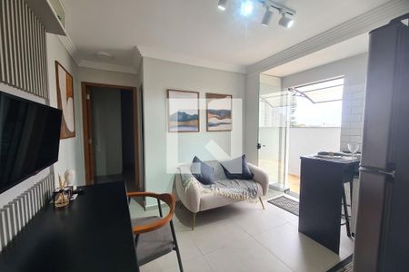 Sala e Cozinha de apartamento para alugar com 1 quarto, 30m² em Parque da Vila Prudente, São Paulo