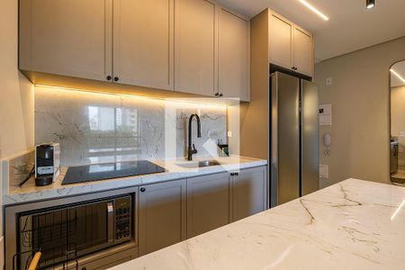 Sala/Cozinha de apartamento à venda com 2 quartos, 53m² em Cerqueira César, São Paulo