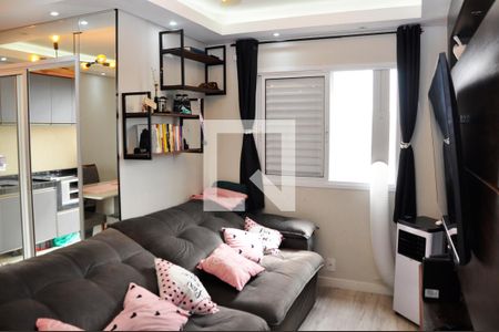 Detalhe - Sala de apartamento à venda com 1 quarto, 56m² em Vila Bonilha Nova, São Paulo