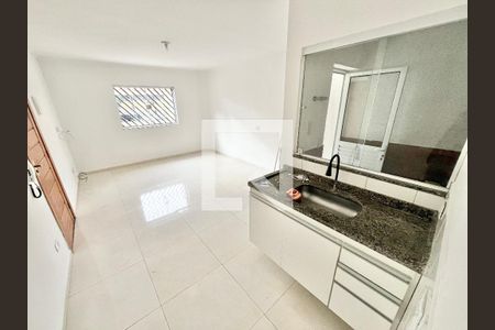 Sala/Cozinha de apartamento para alugar com 1 quarto, 45m² em Carandiru, São Paulo