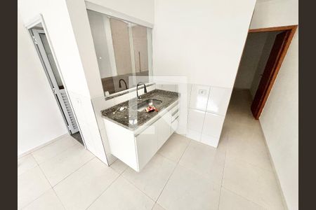 Sala/Cozinha de apartamento para alugar com 1 quarto, 45m² em Carandiru, São Paulo
