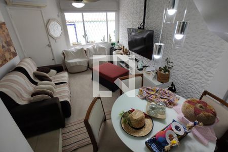 Sala de casa de condomínio à venda com 3 quartos, 116m² em Pechincha, Rio de Janeiro
