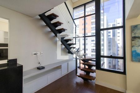 Sala de apartamento para alugar com 1 quarto, 95m² em Cambuí, Campinas