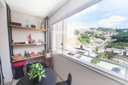 Varanda da Sala de apartamento à venda com 2 quartos, 65m² em Buritis, Belo Horizonte