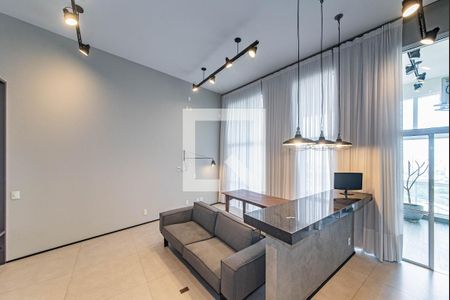 Sala de apartamento para alugar com 1 quarto, 85m² em Cidade Monções, São Paulo