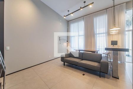 Sala de apartamento para alugar com 1 quarto, 85m² em Cidade Monções, São Paulo