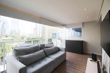 Sala de apartamento para alugar com 1 quarto, 56m² em Vila Nova Conceição, São Paulo