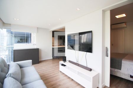 Sala de apartamento para alugar com 1 quarto, 56m² em Vila Nova Conceição, São Paulo