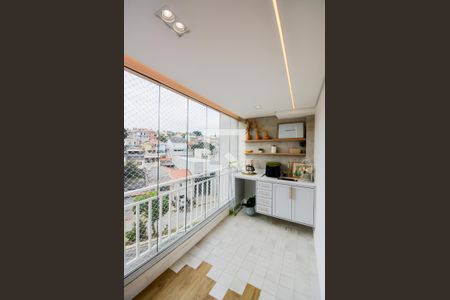 Varanda da Sala de apartamento à venda com 2 quartos, 62m² em Jardim Vila Galvao, Guarulhos
