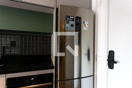 Cozinha - Geladeira de apartamento para alugar com 1 quarto, 30m² em Vila Gomes Cardim, São Paulo
