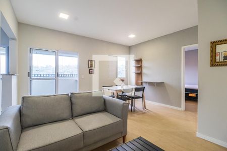 Sala de apartamento para alugar com 1 quarto, 54m² em Jardim Maria Helena, Barueri